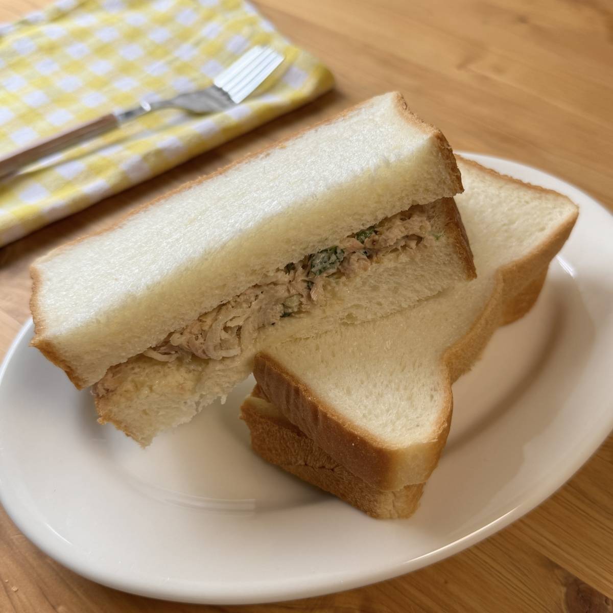 フジパン公式の「切り干し大根とツナのサンドイッチ」のレシピ