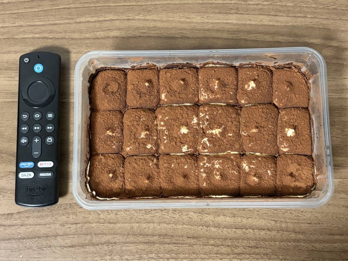 リモコンと比べてもでかい……！