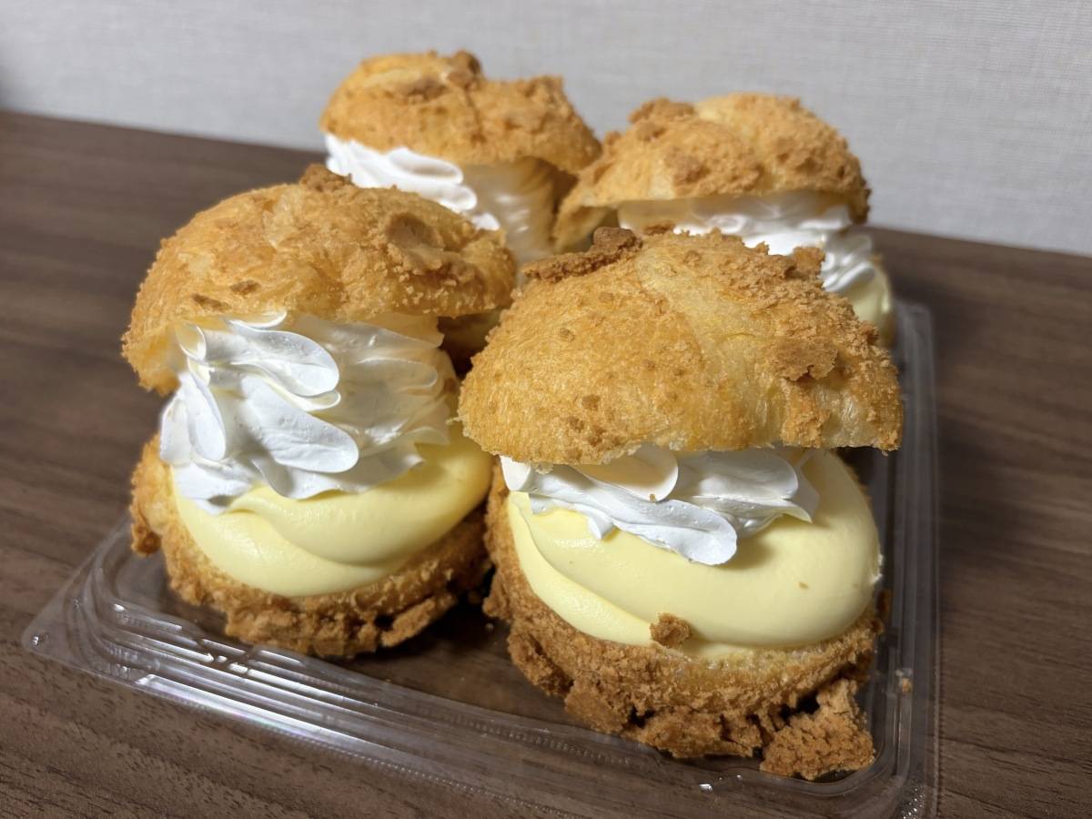 おさまりきれないほどのクリームが嬉しい♪