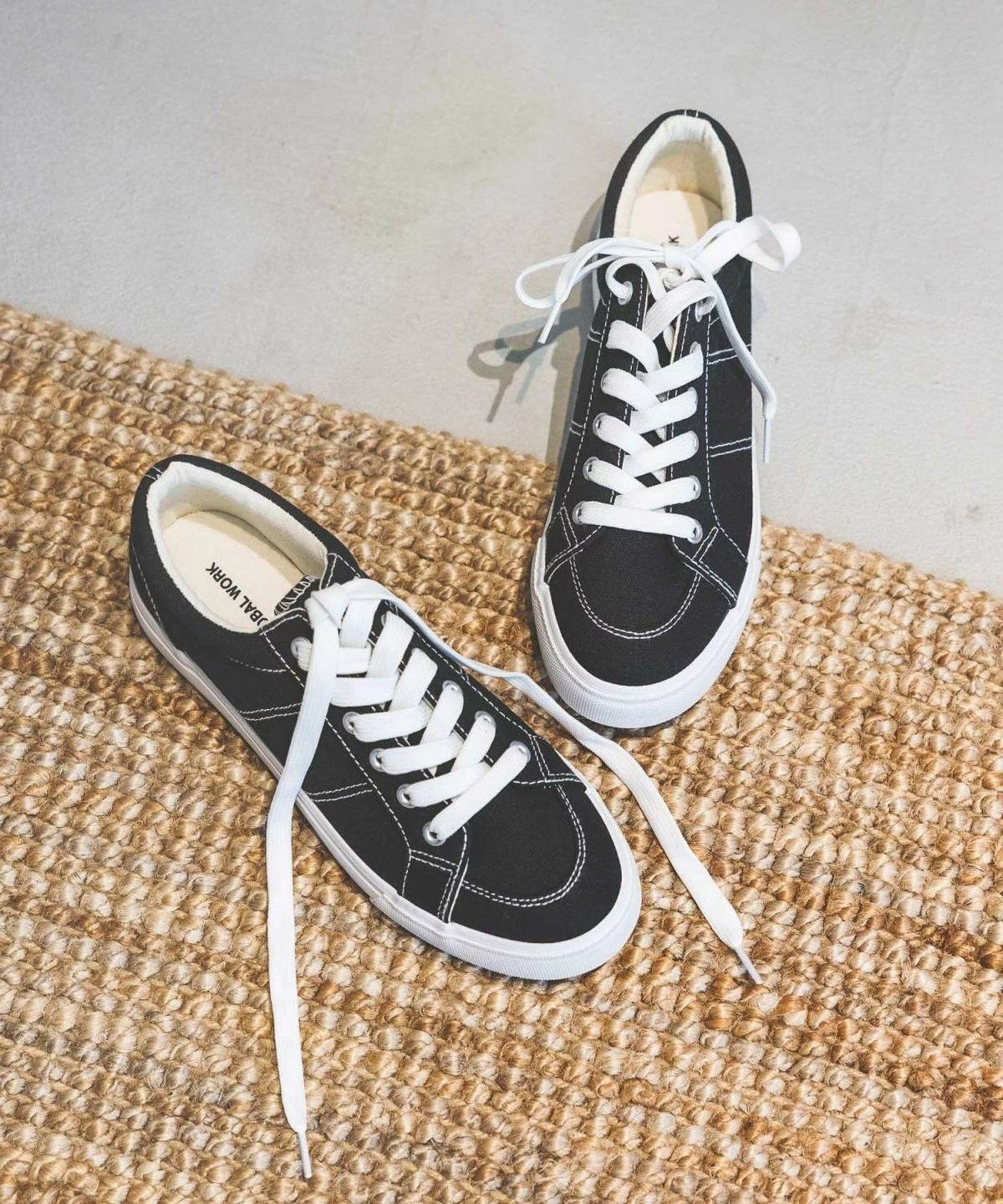 GLOBAL WORK らくっションキャンバススニーカー