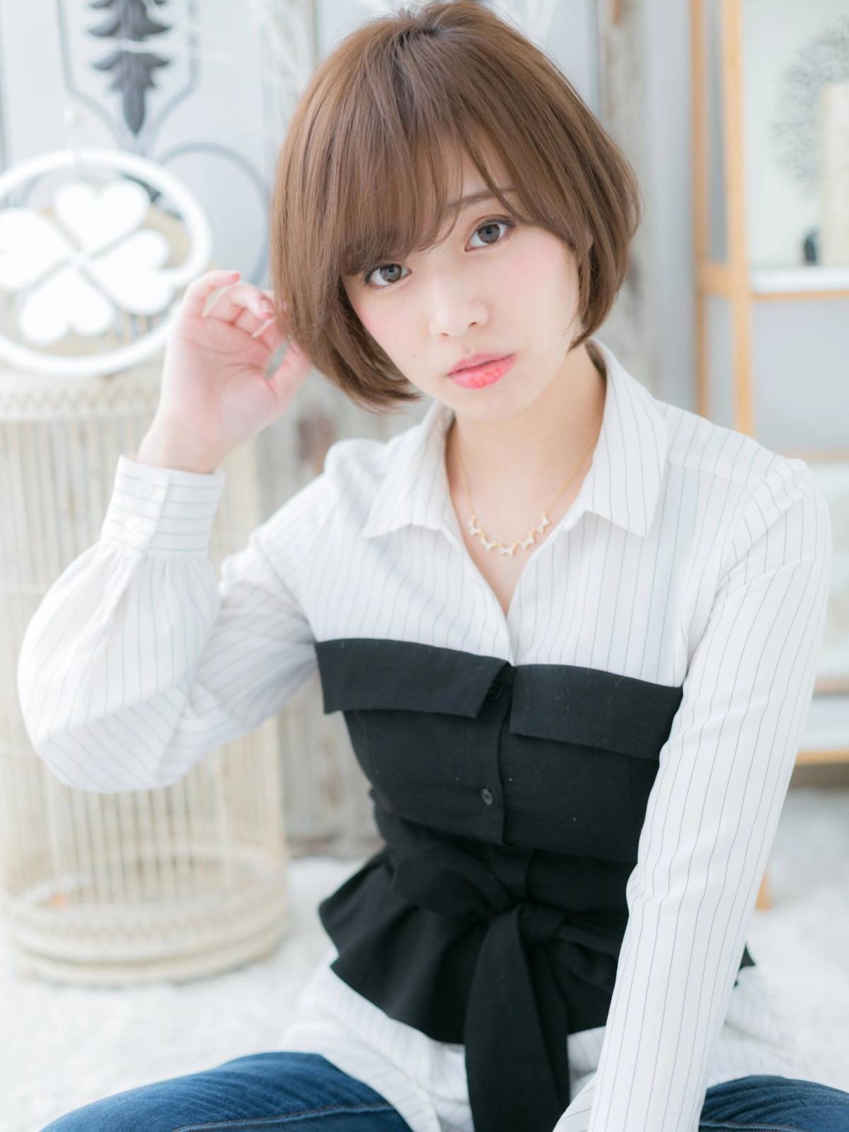 こなれ前下がりボブ