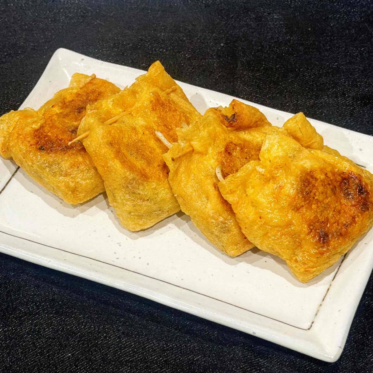 タカノフーズ公式の「納豆いなり焼き」のレシピ