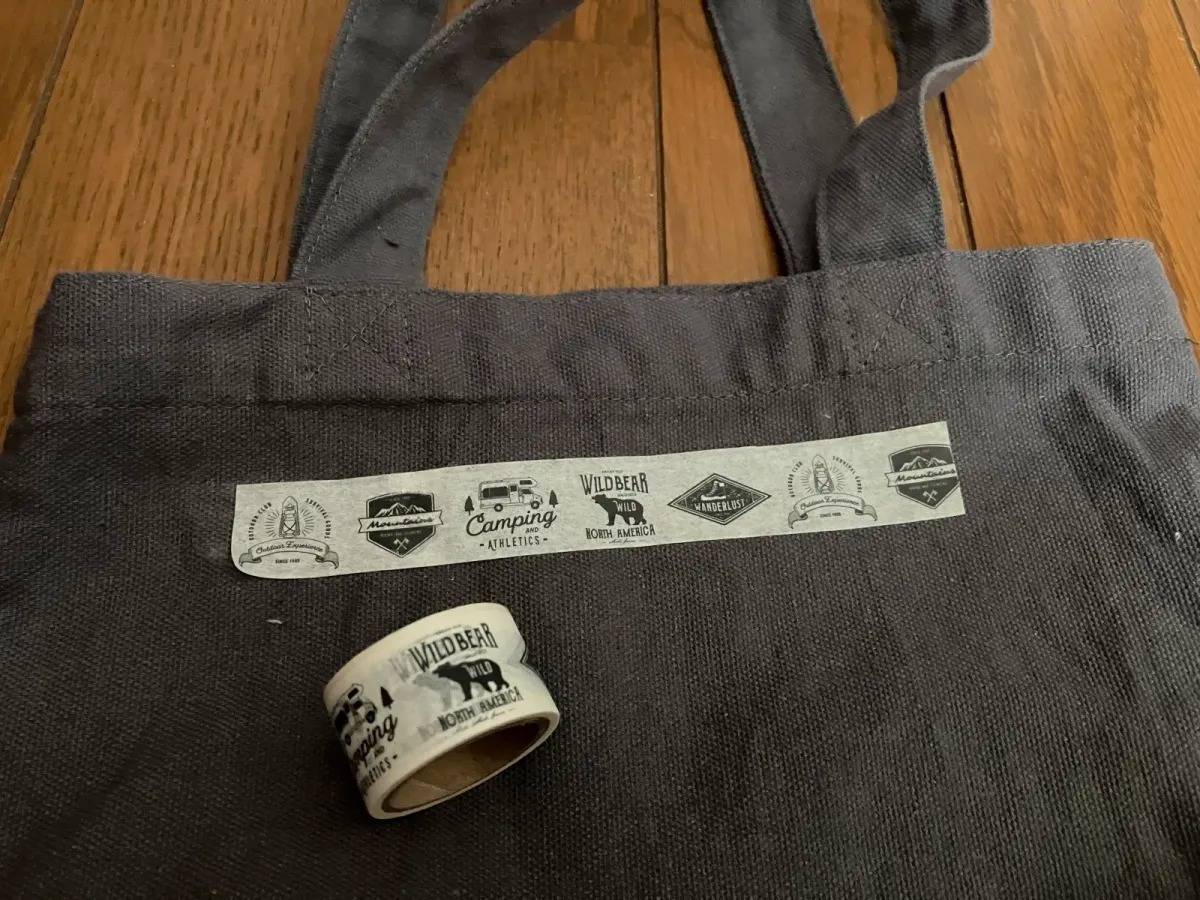 Seria(セリア)：虫よけマスキングテープ アウトドア柄