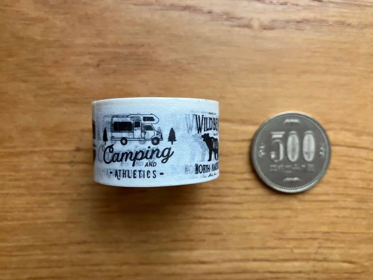 Seria(セリア)：虫よけマスキングテープ アウトドア柄