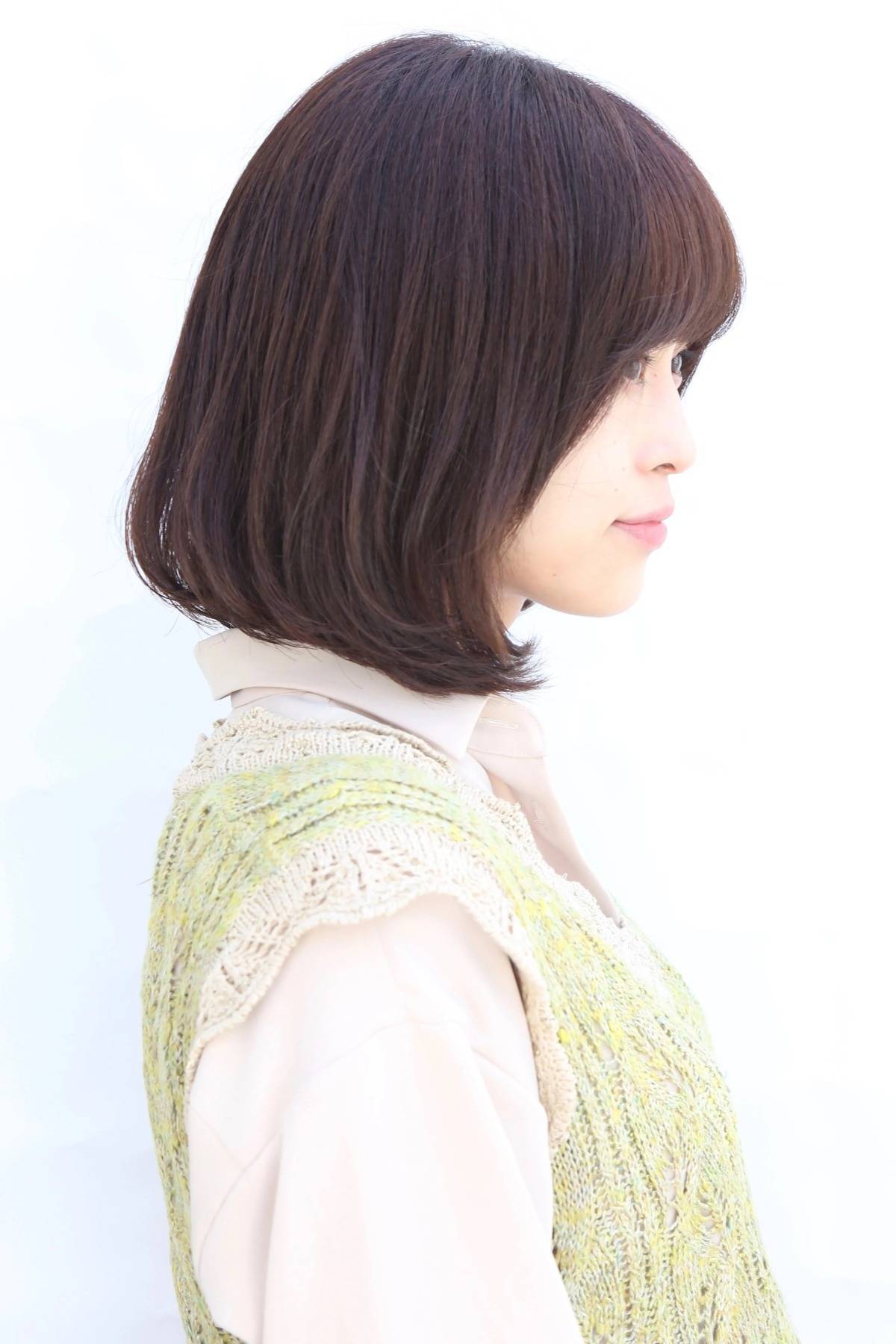 まとまり感フェミニンボブ