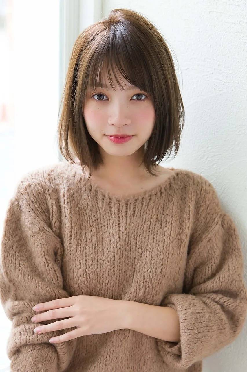 ナチュラルレイヤーボブ