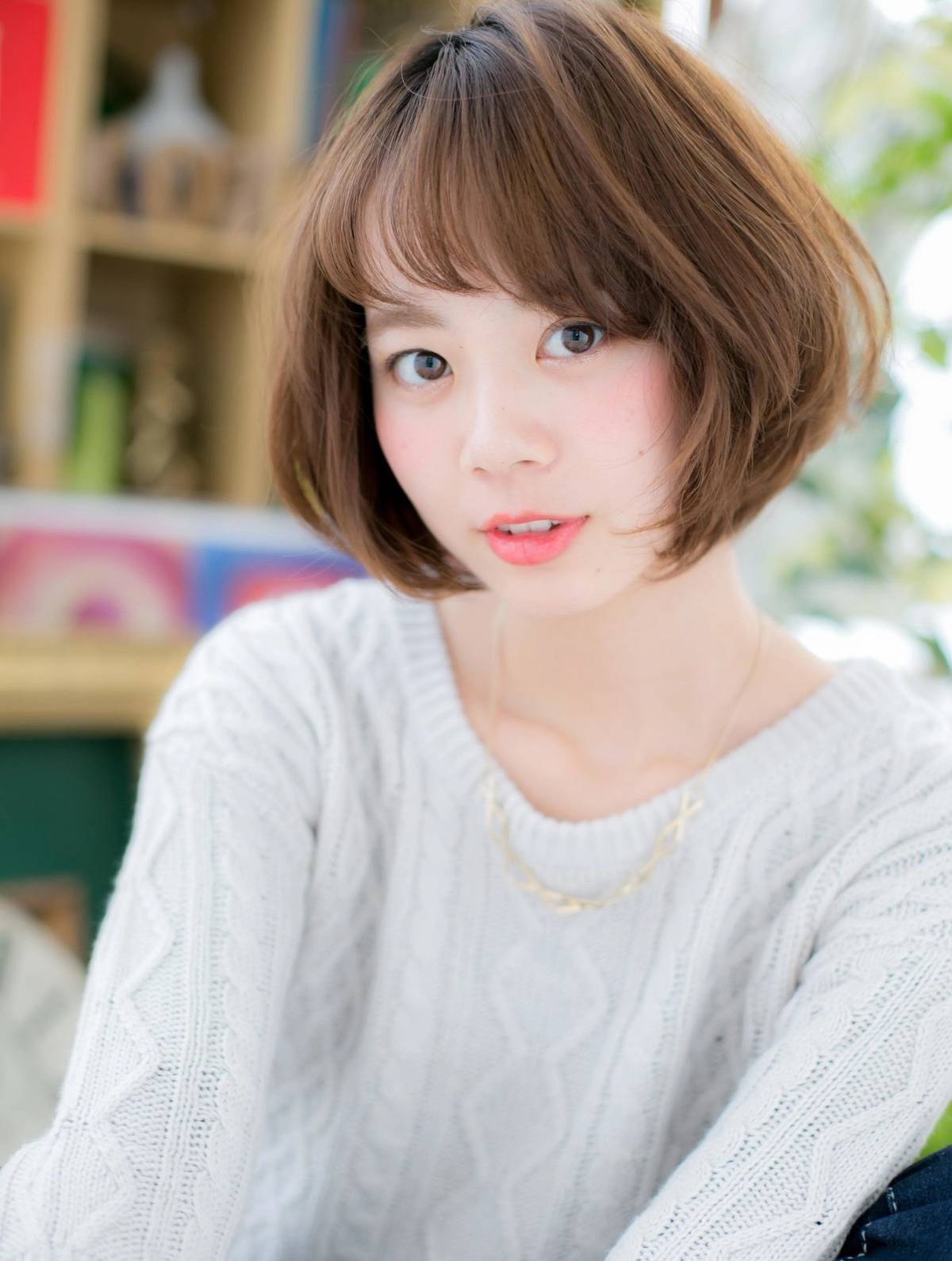 ひし形シルエットボブ