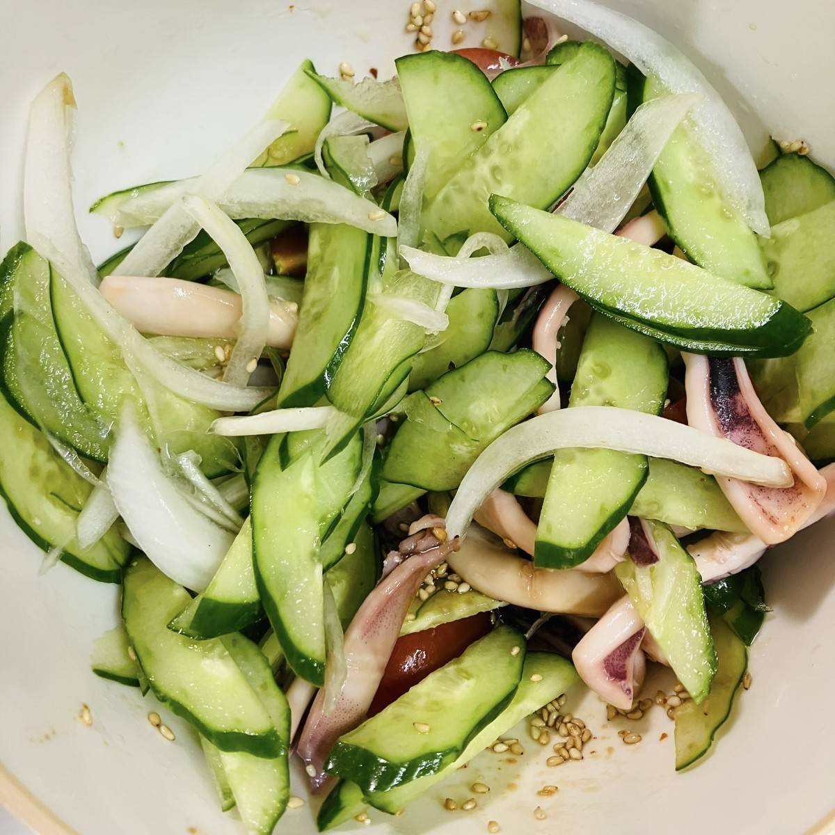 JAグループ公式の「イカのスパイシーサラダ」のレシピ