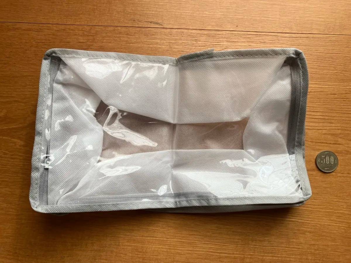 DAISO(ダイソー)：収納袋(文庫本用)