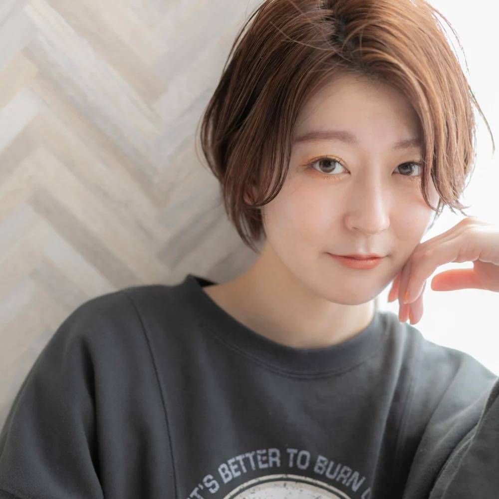 かきあげバングショート