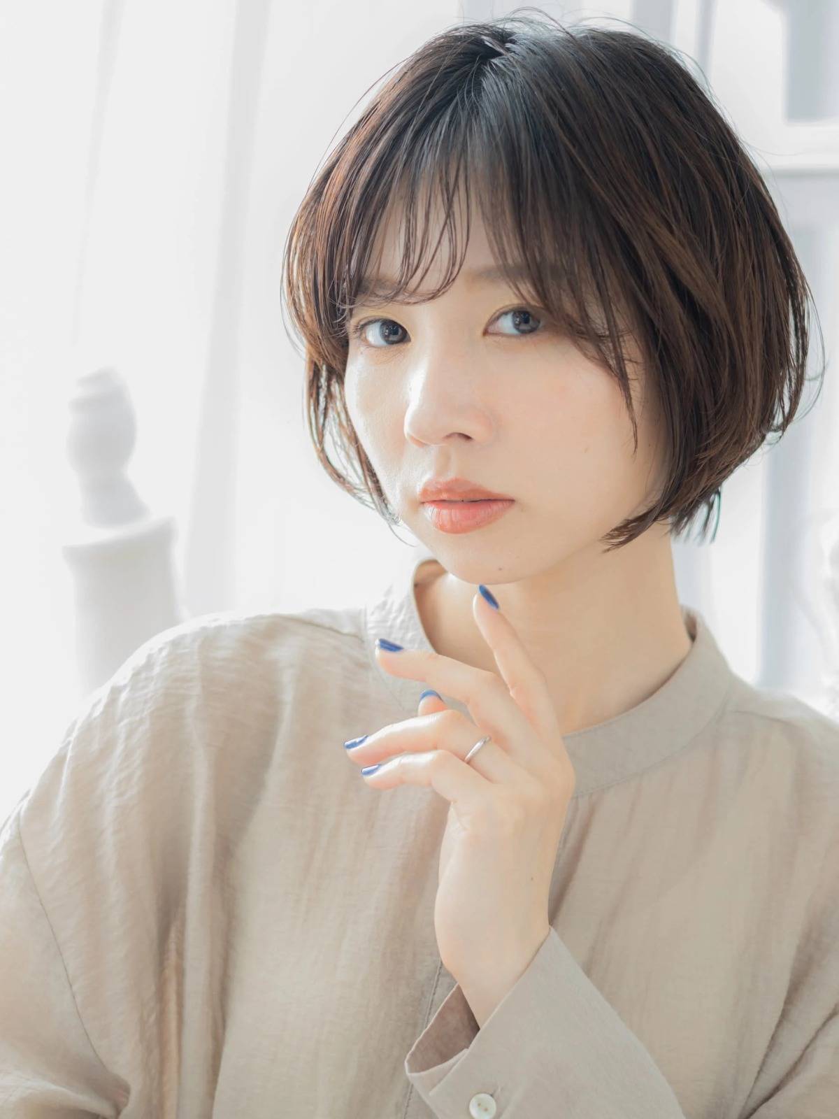 前下がりニュアンスショート