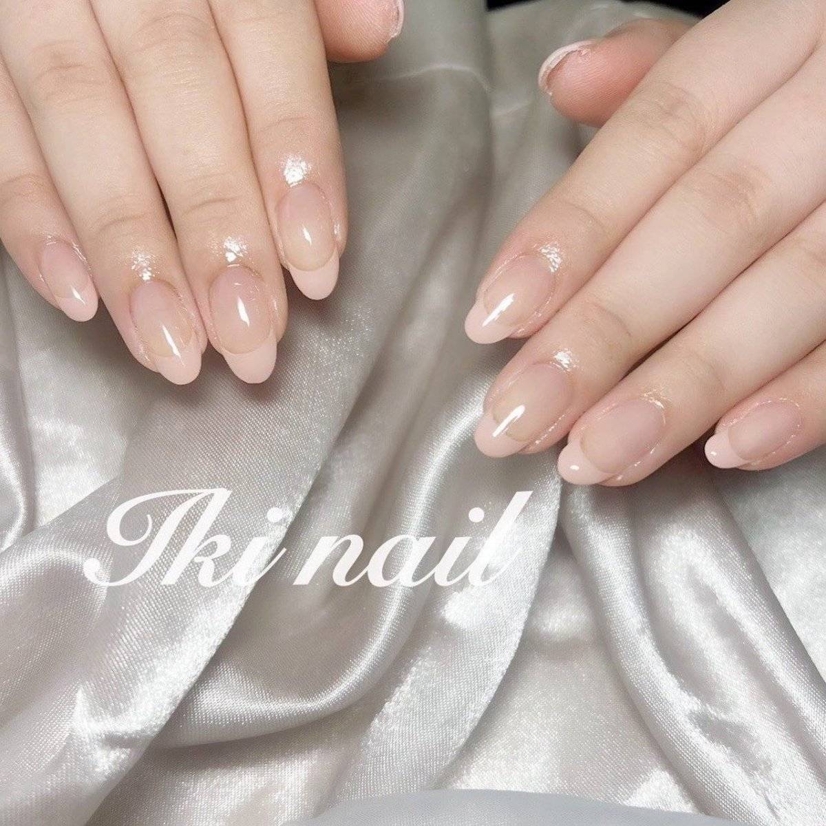 ヌーディーピンクネイル