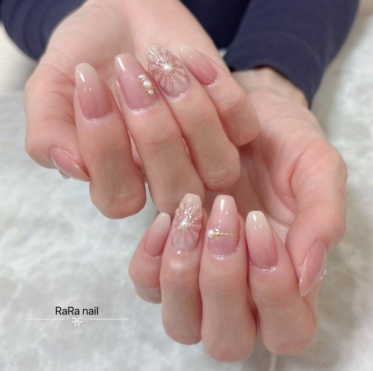 ヌーディーピンクネイル