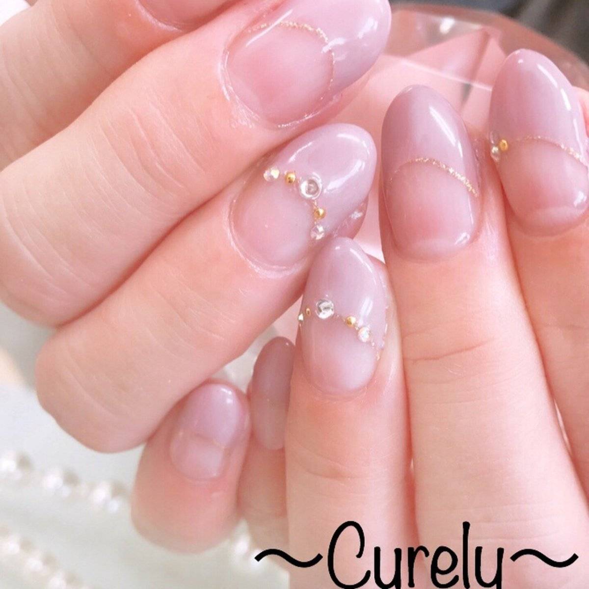 モーヴピンクネイル