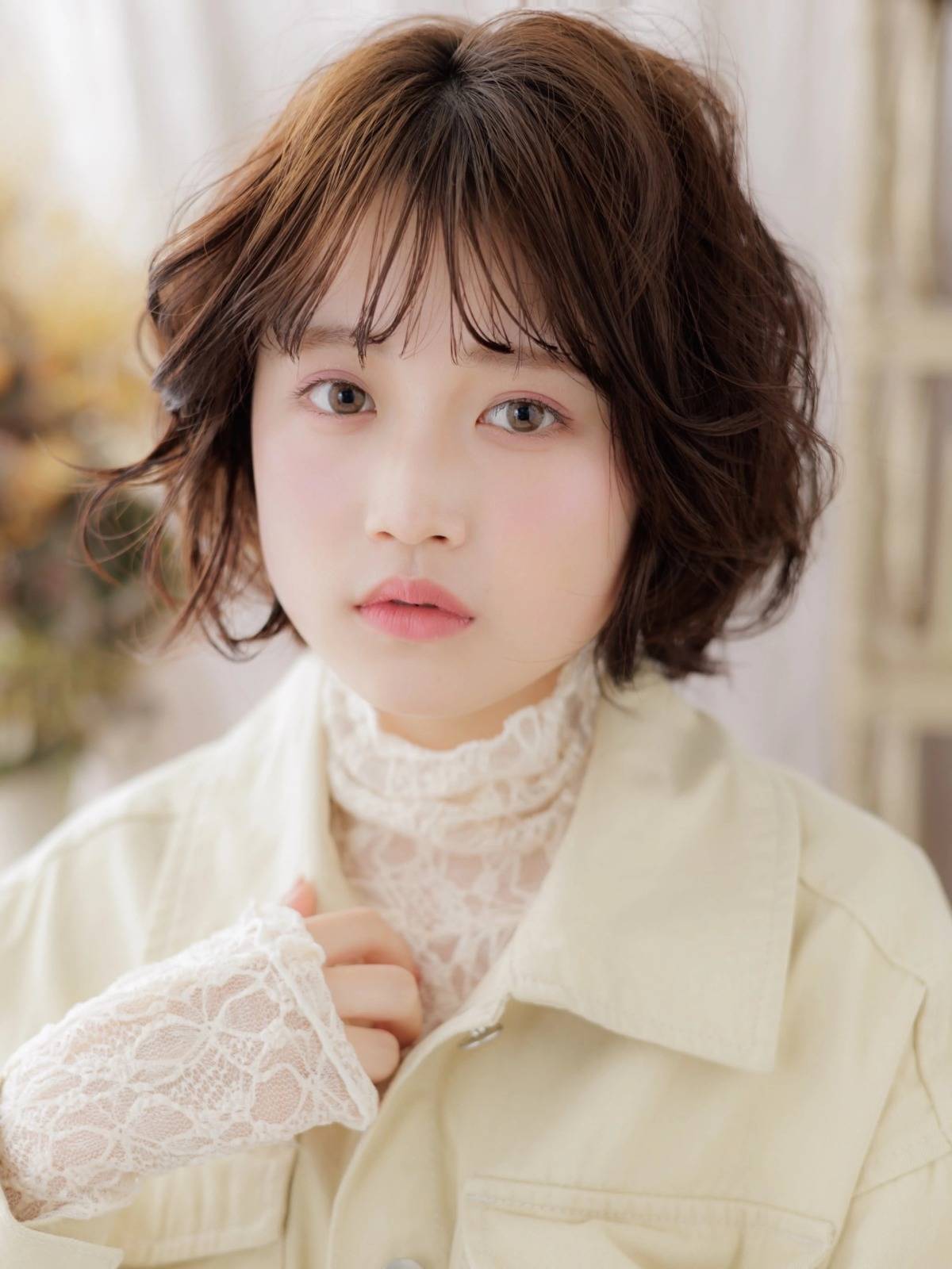 ふんわりデジタルパーマショート