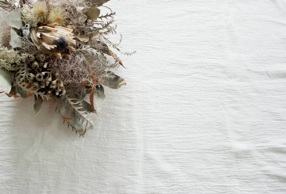 家庭運　下がる　ドライフラワー