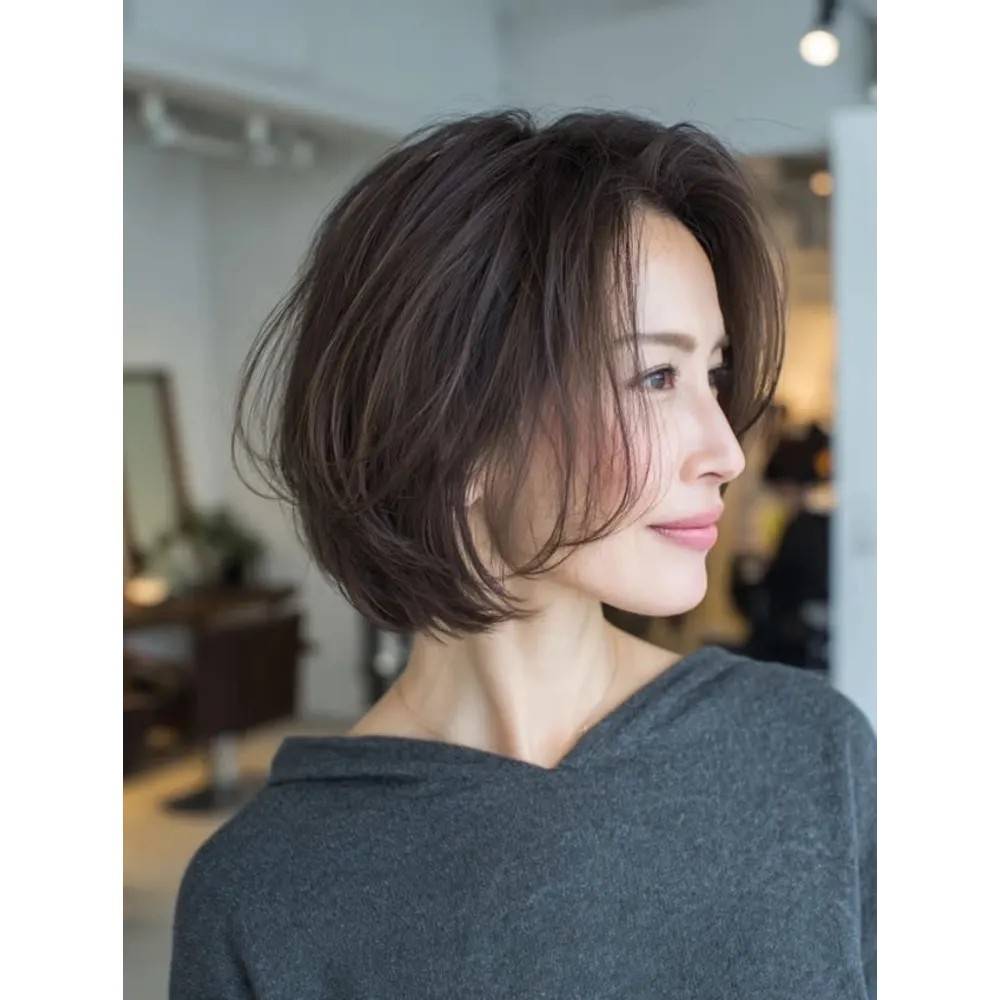 下重心なレイヤーボブ