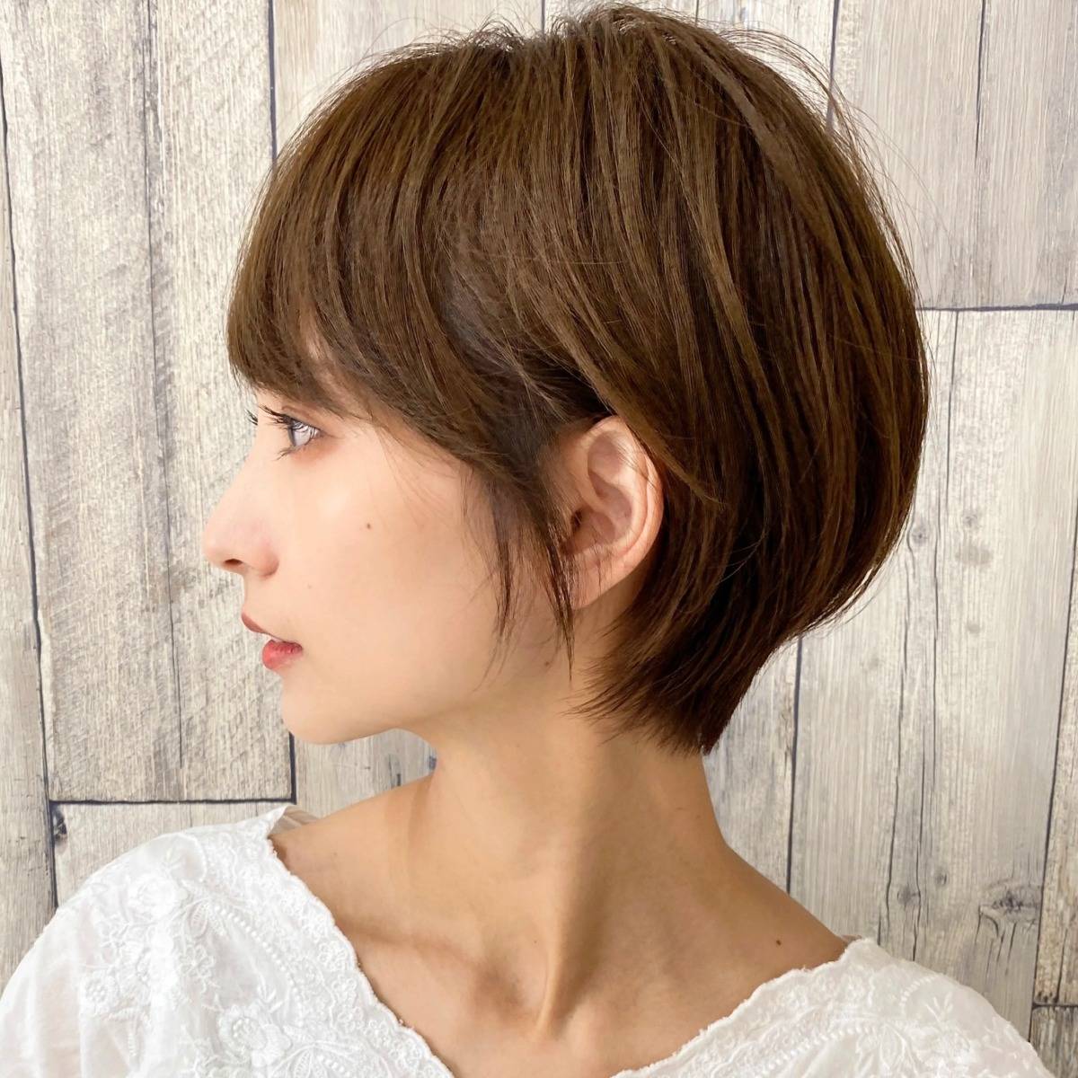 まとまり感耳掛けショート