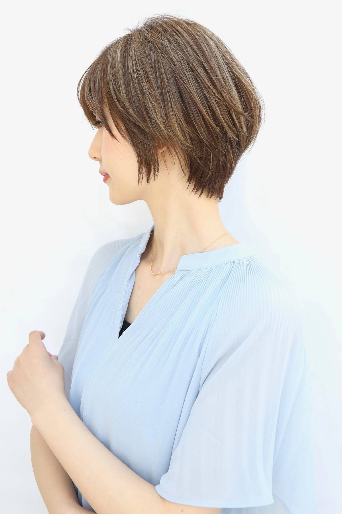 ナチュラルなきれいめショート