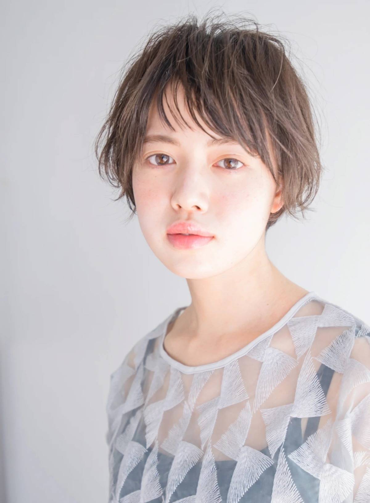 ほつれ感ニュアンスショート