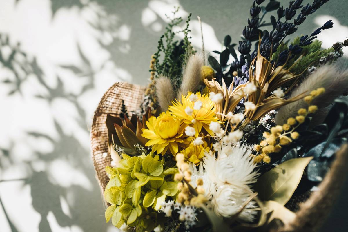 西　家庭運　下がる　ドライフラワー