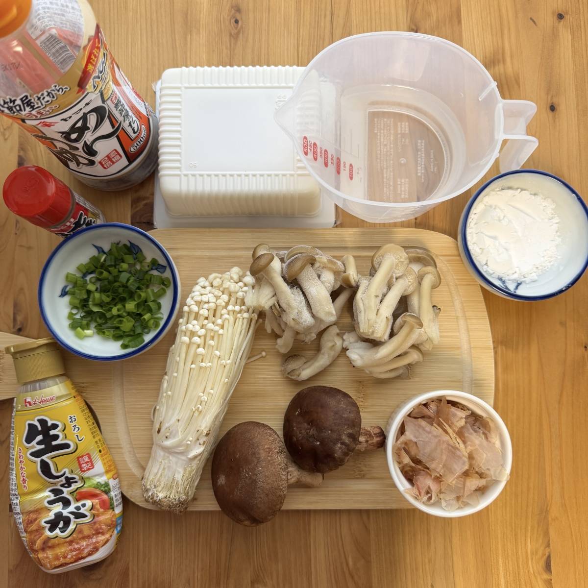 えのき×めんつゆ ヤマキ公式の「豆腐のきのこあんかけ」のレシピ