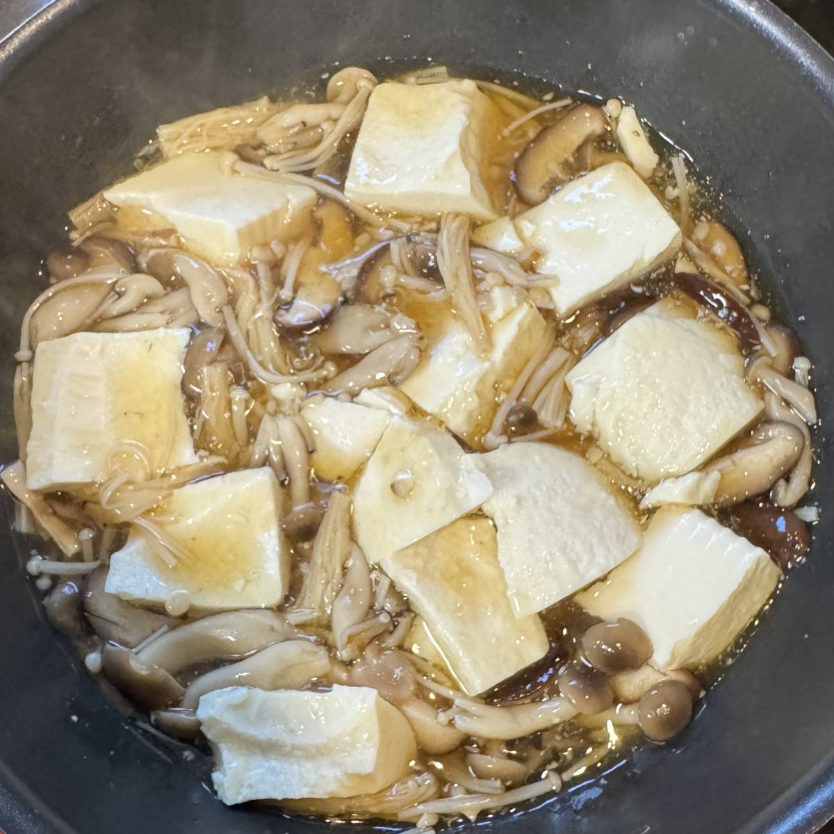 えのき×めんつゆ ヤマキ公式の「豆腐のきのこあんかけ」のレシピ