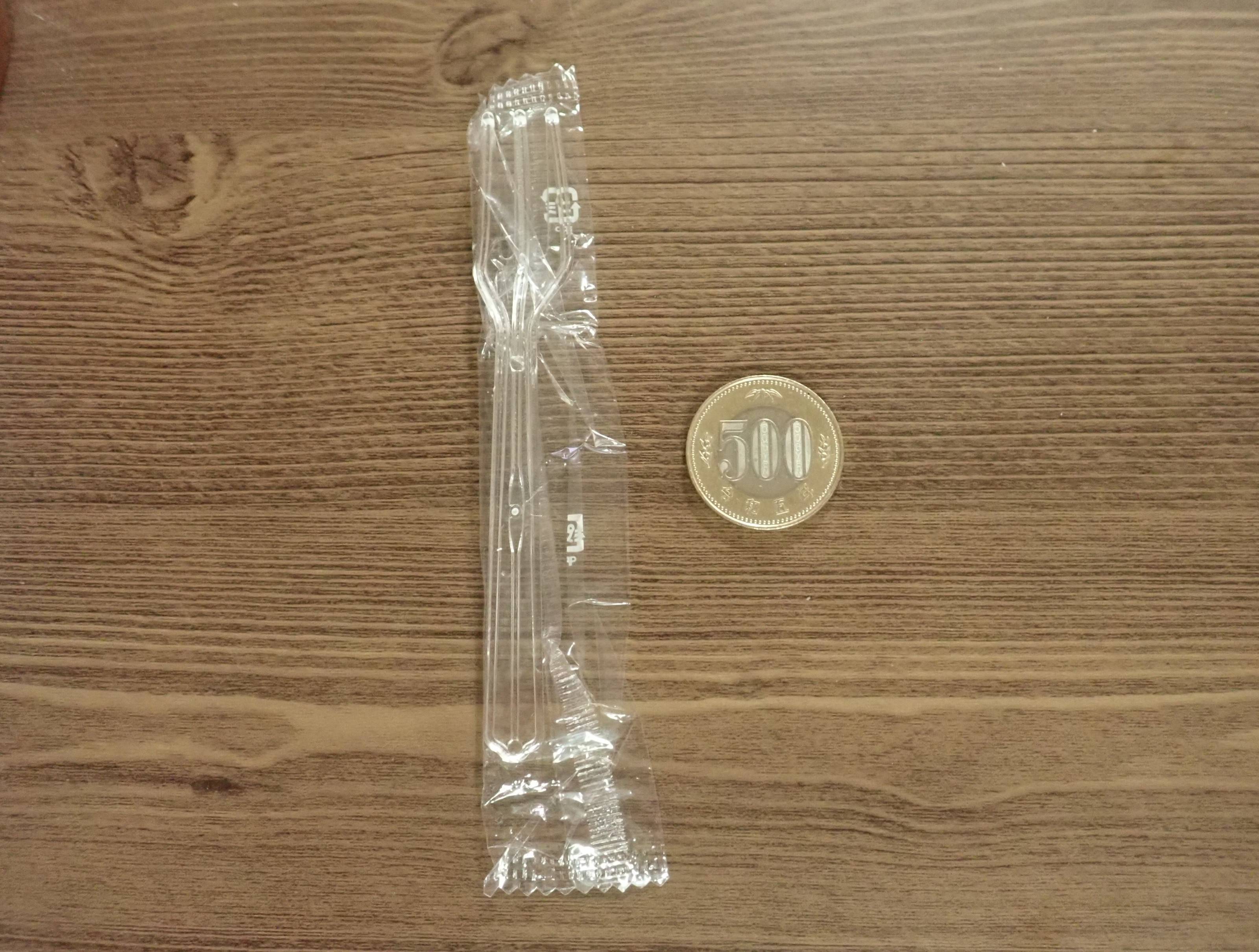 ダイソーの袋入りミニフォーク20本入