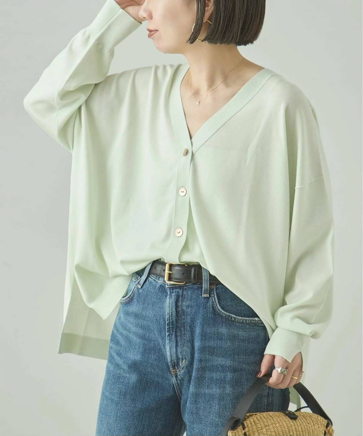 JOURNAL STANDARD L'ESSAGE クールタッチワイドVカーディガン