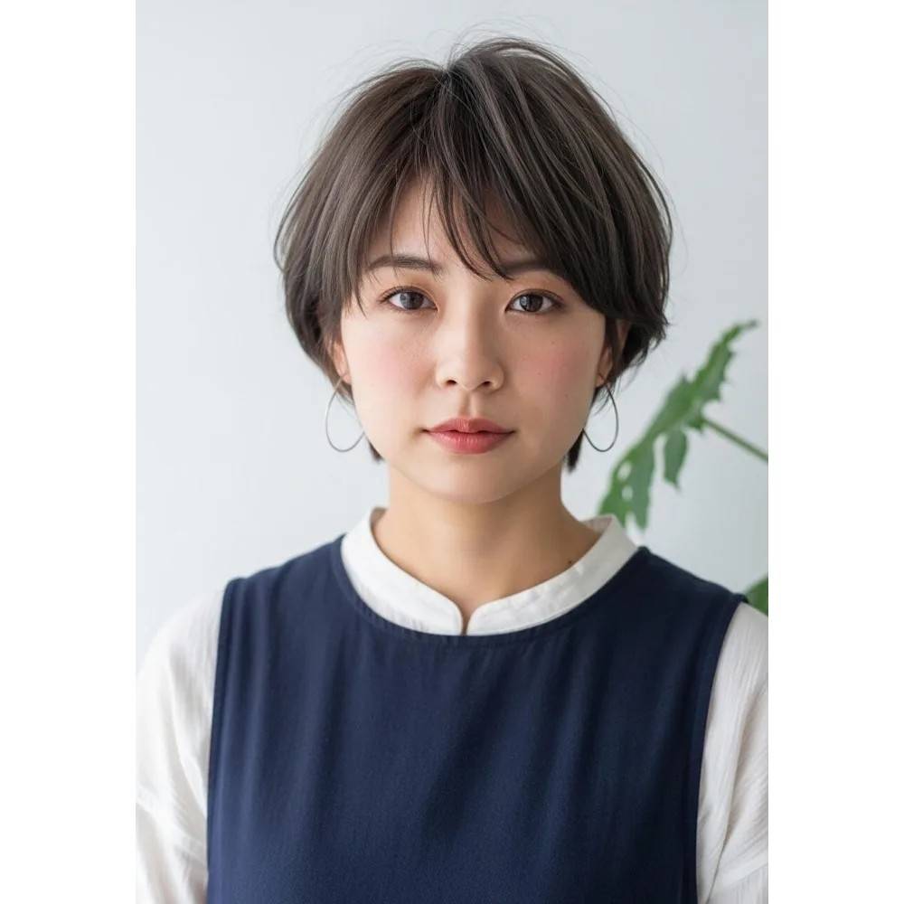 ハッシュレイヤー×耳掛けショート