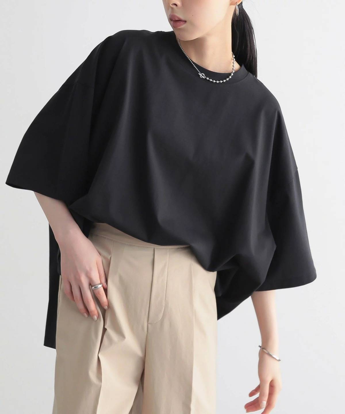 for/c 接触冷感オーバーサイズ Tシャツ
