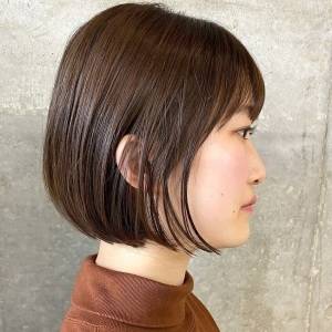  まとまりコンパクトボブ 