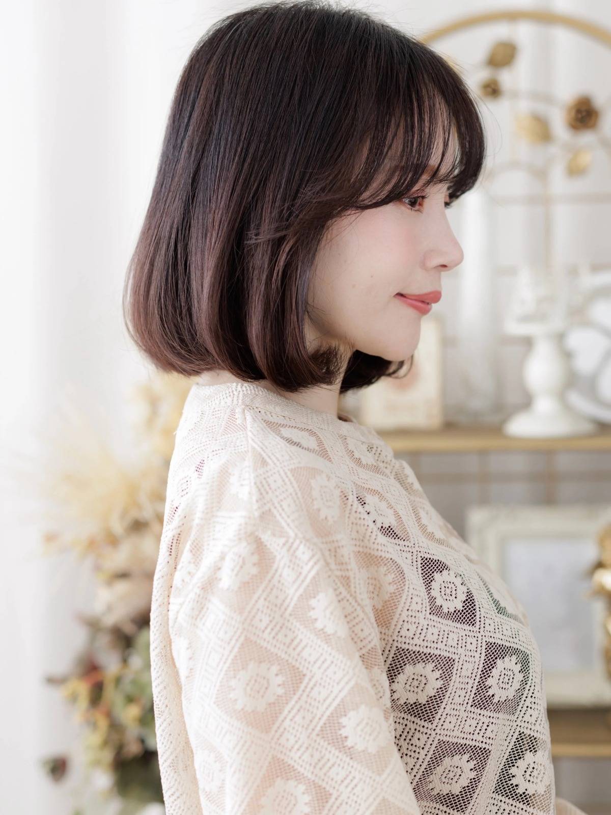 内巻きエレガントボブ