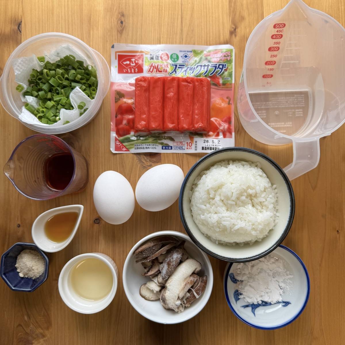 いちまさ公式の「簡単！カニ玉風ご飯」のレシピ