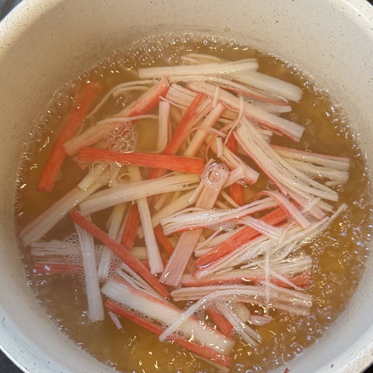 いちまさ公式の「簡単！カニ玉風ご飯」のレシピ