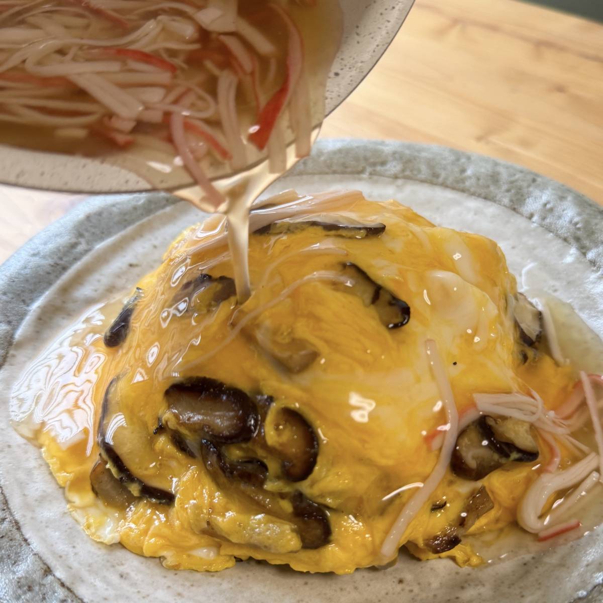 いちまさ公式の「簡単！カニ玉風ご飯」のレシピ