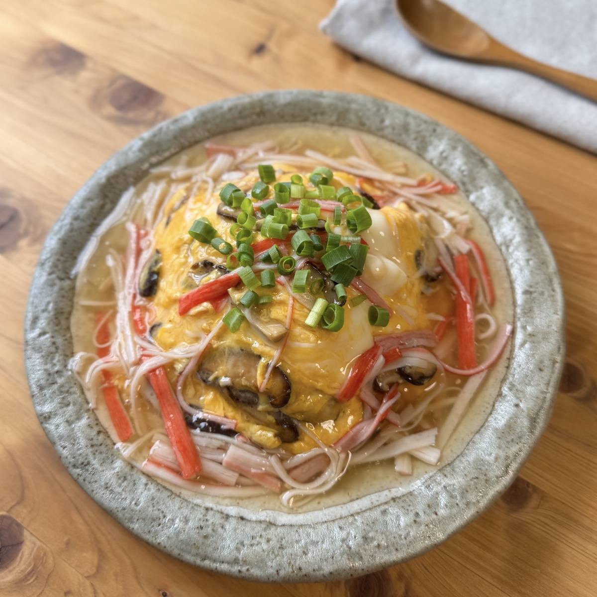 いちまさ公式の「簡単！カニ玉風ご飯」のレシピ