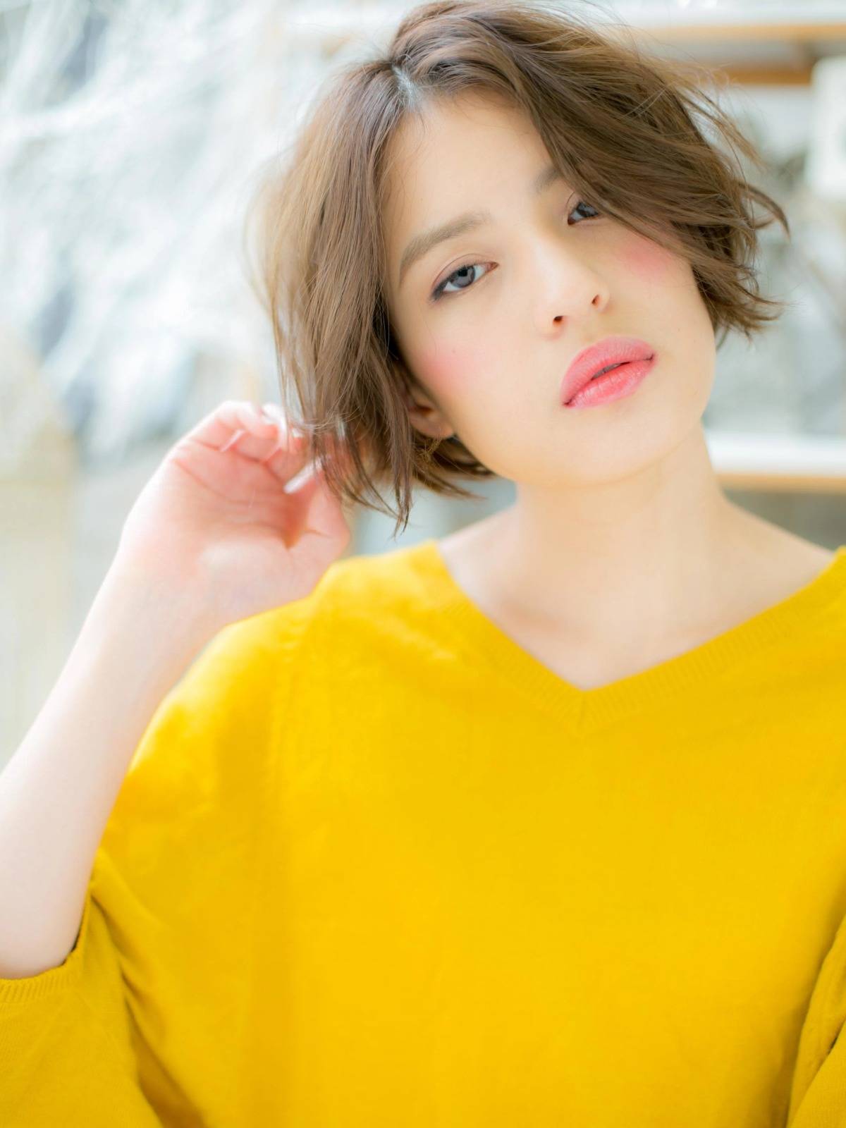 エアリーパーマボブ