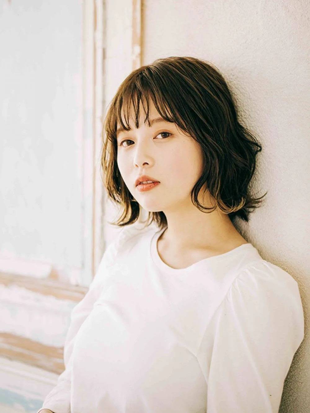 大人可愛いウェーブボブ