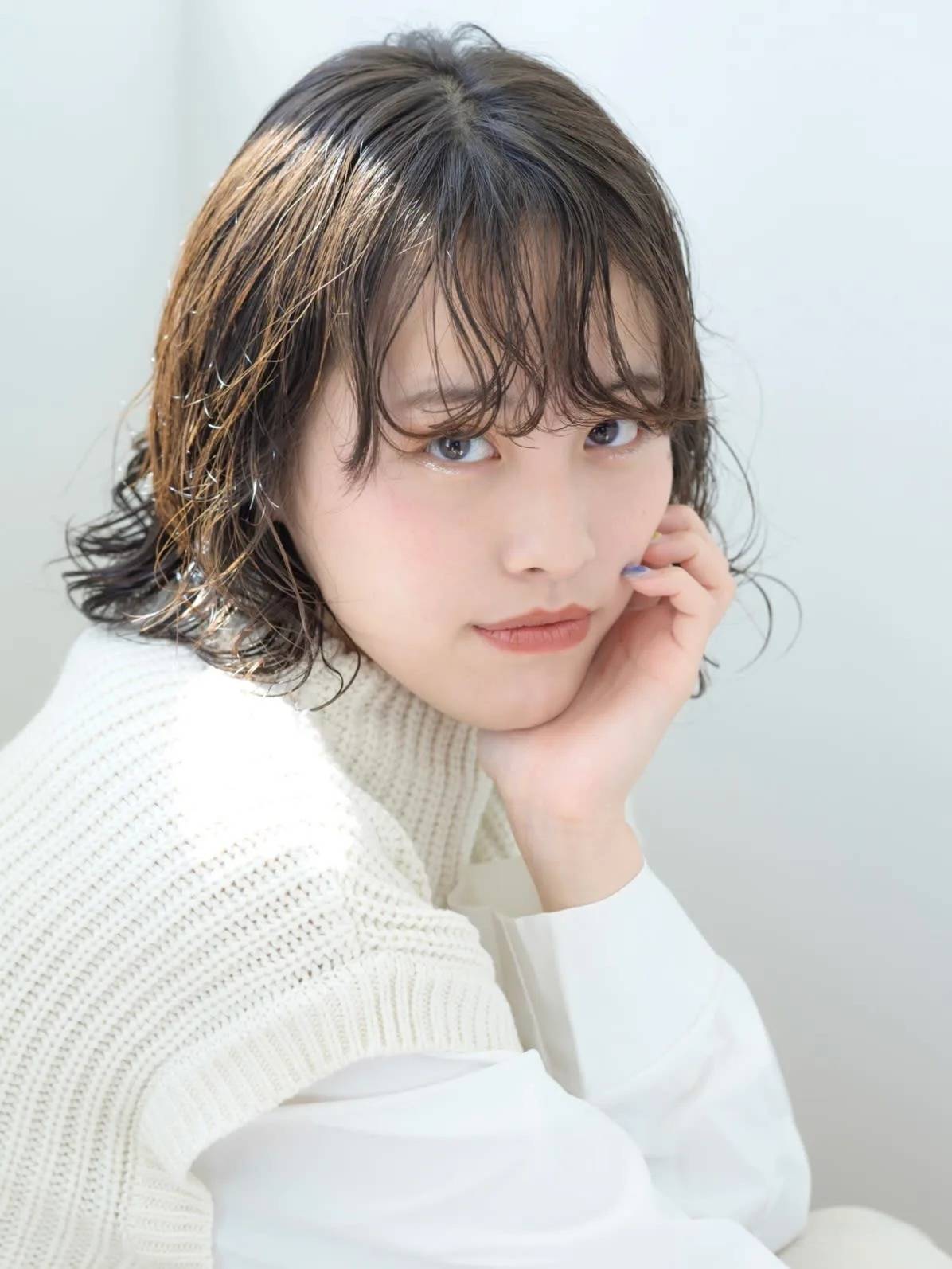 ラフパーマボブ