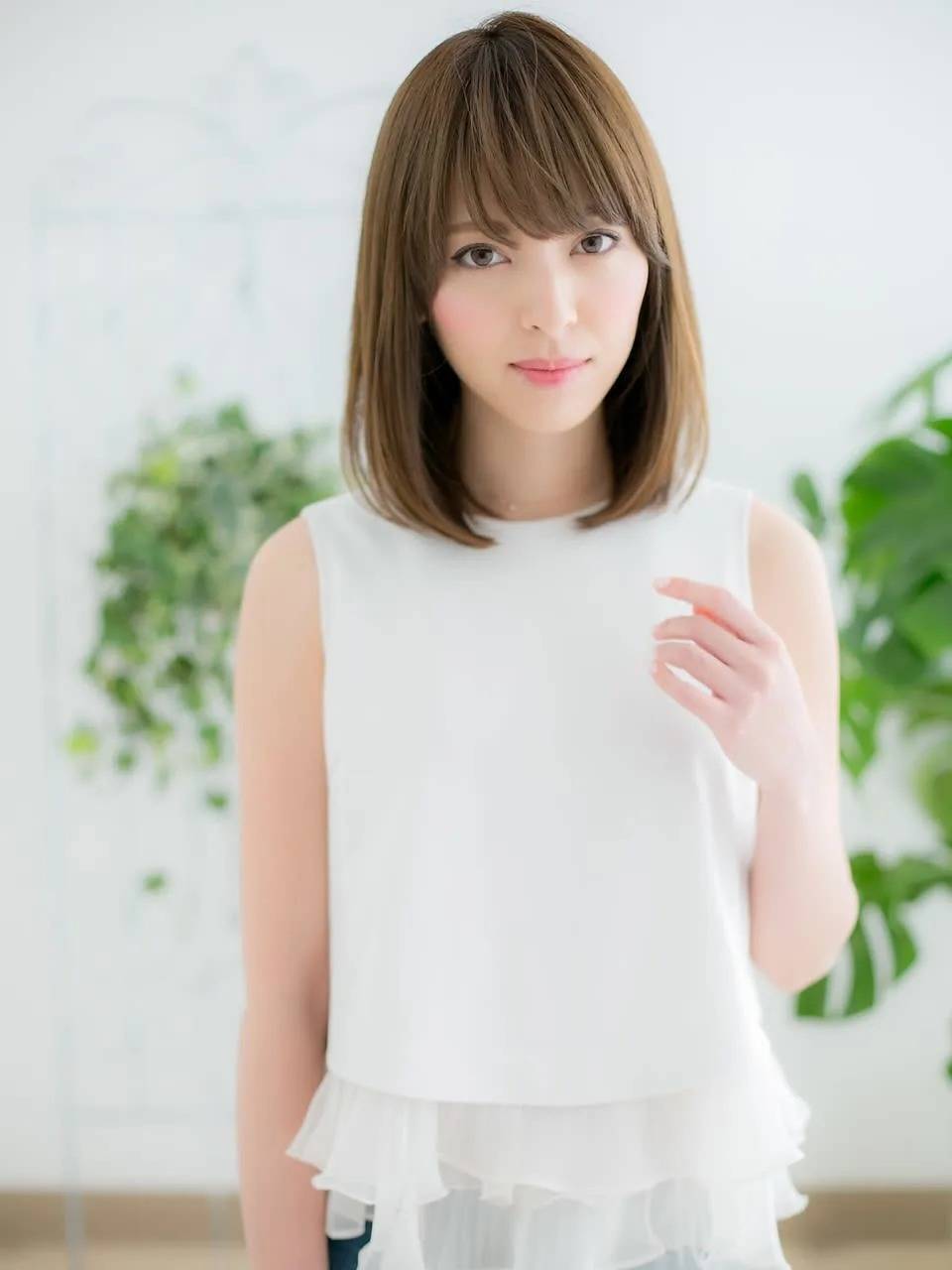 シンプルロングボブ