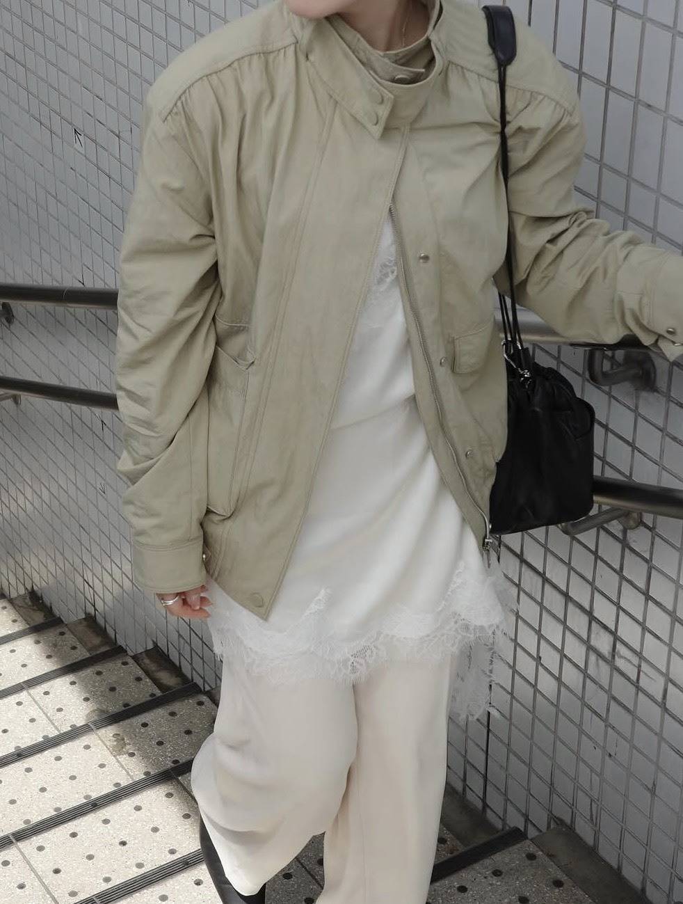 KUME LIGHTWEIGHT OVERSIZED BLOUSON(OLIVE)