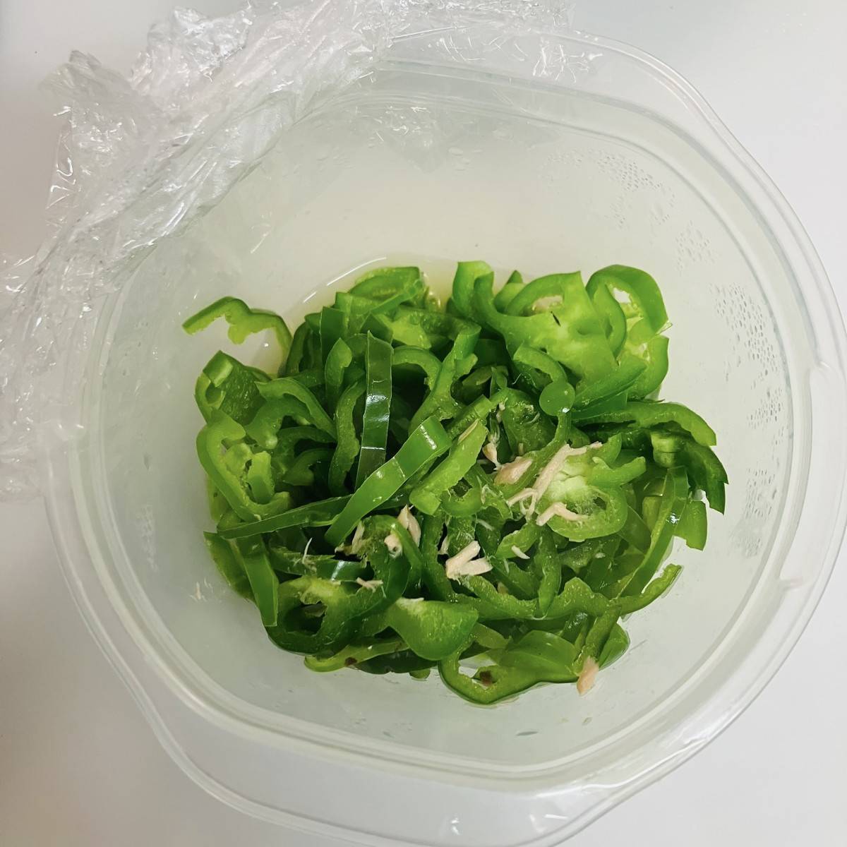 いなば公式の「ピーマンとツナのナムル風(無限ピーマン)」のレシピ