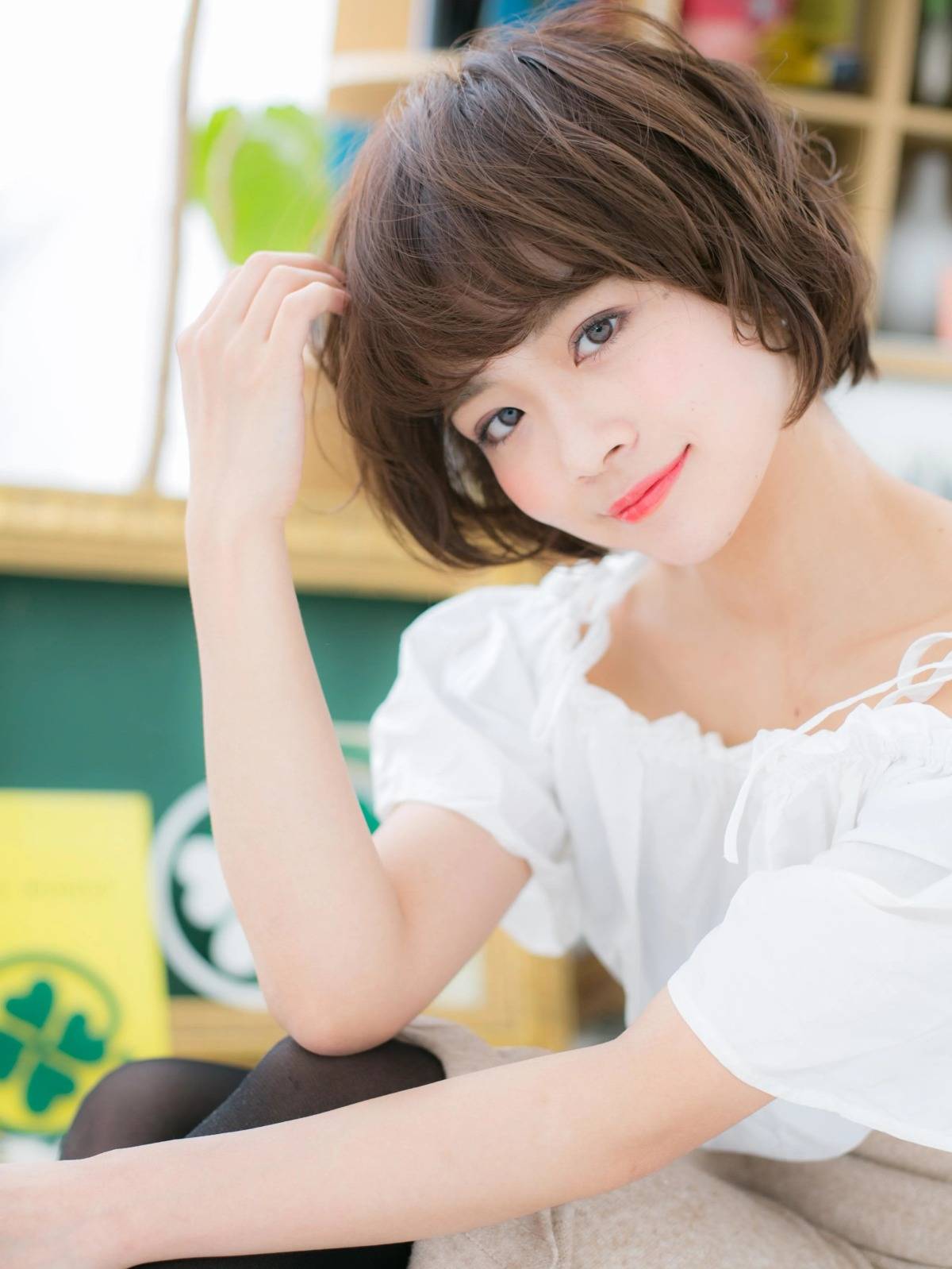 大人可愛いカールボブ