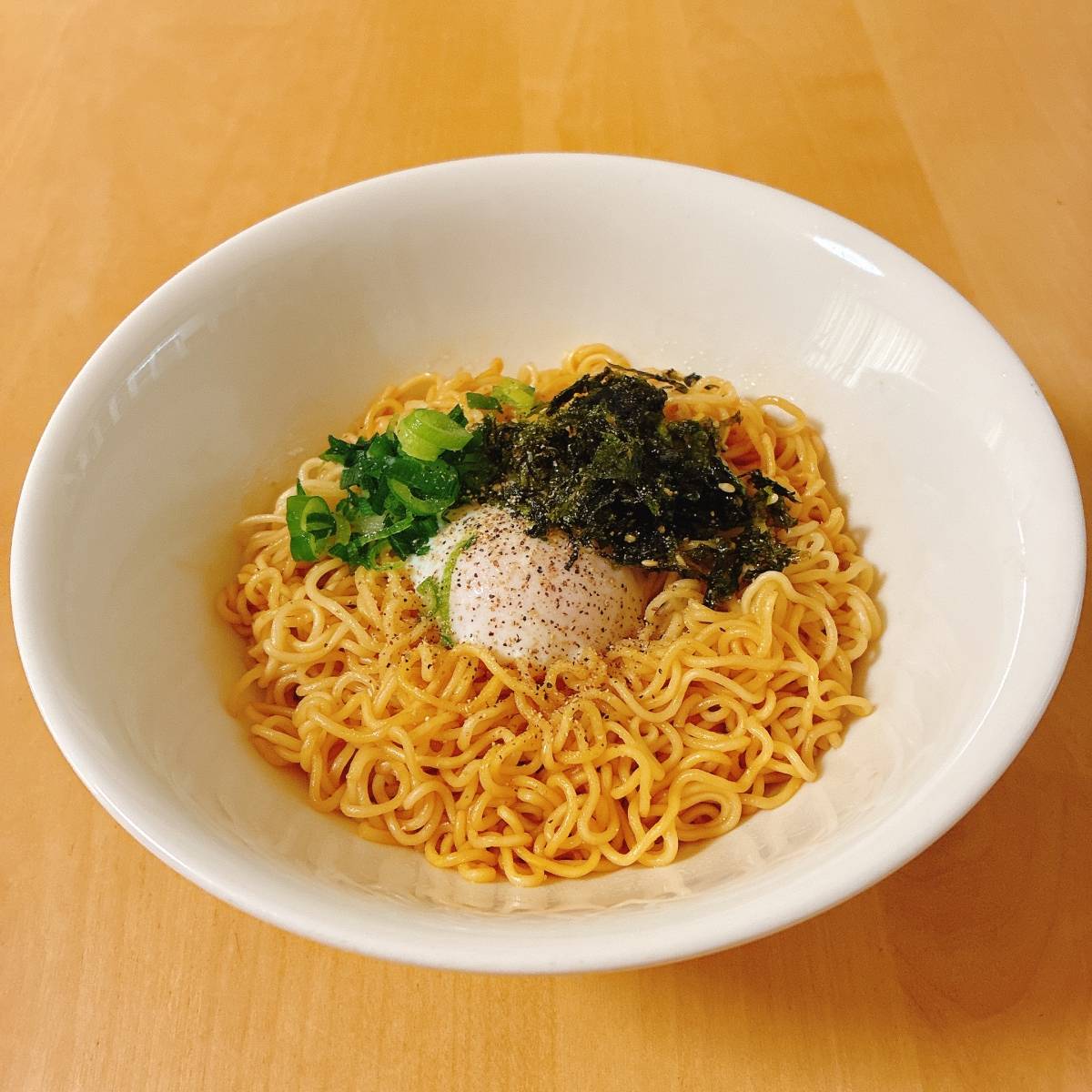 チャルメラ公式の「定番しょうゆ油そば」のレシピ