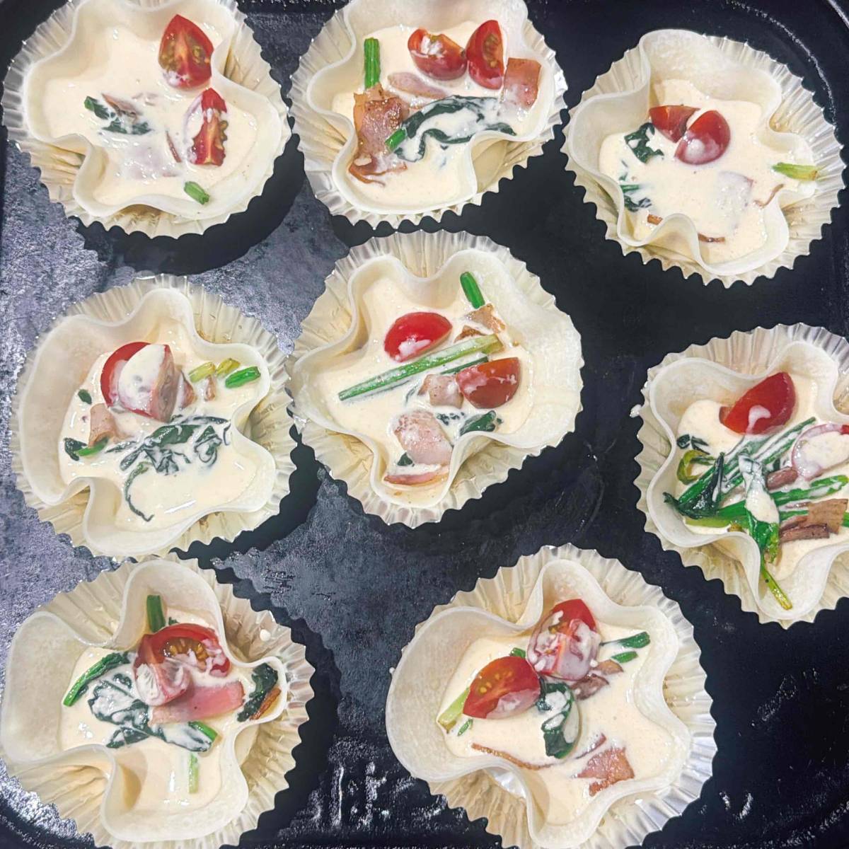 モランボン公式の「餃子の皮で!?手づくりキッシュ」のレシピ