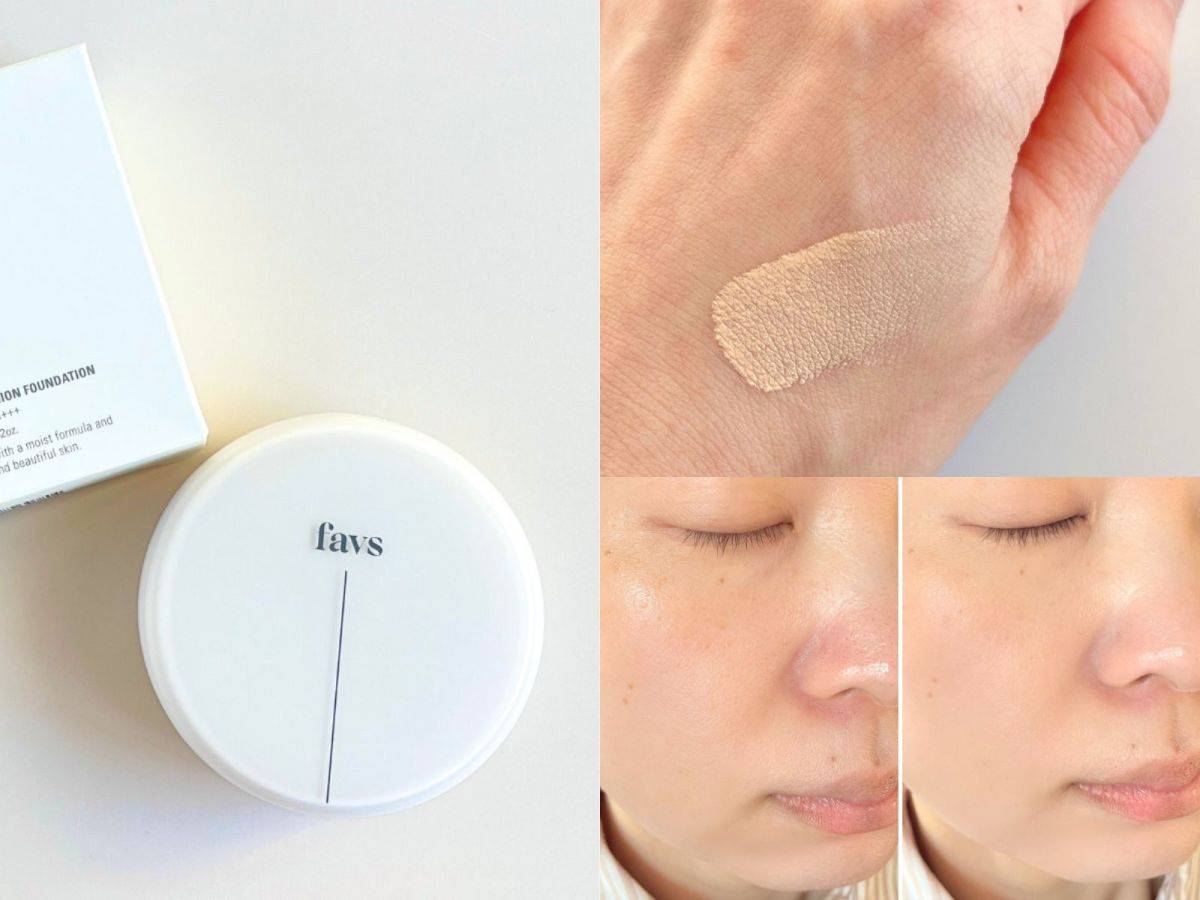 favs「カーミンググロウアップクッションファンデーション」