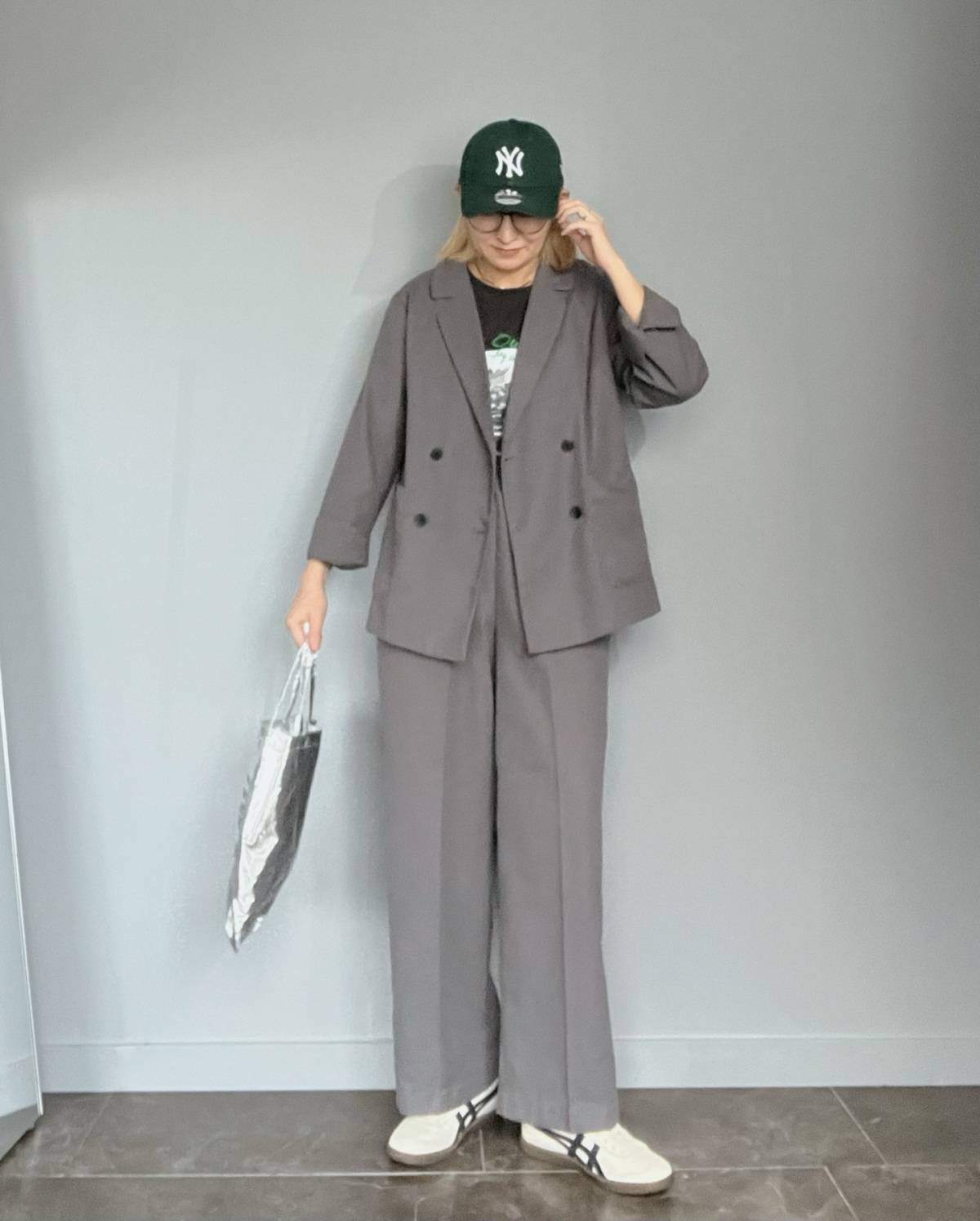 プリントTシャツ×セットアップ