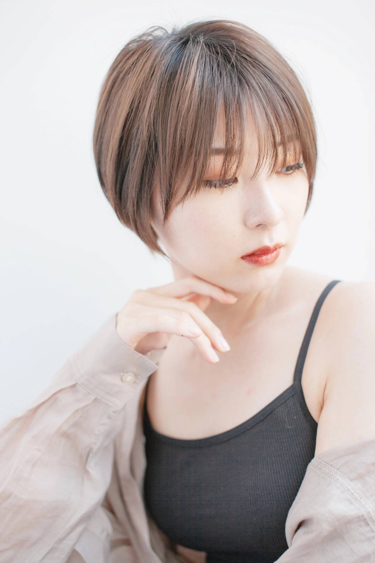 まとまり感丸みショート