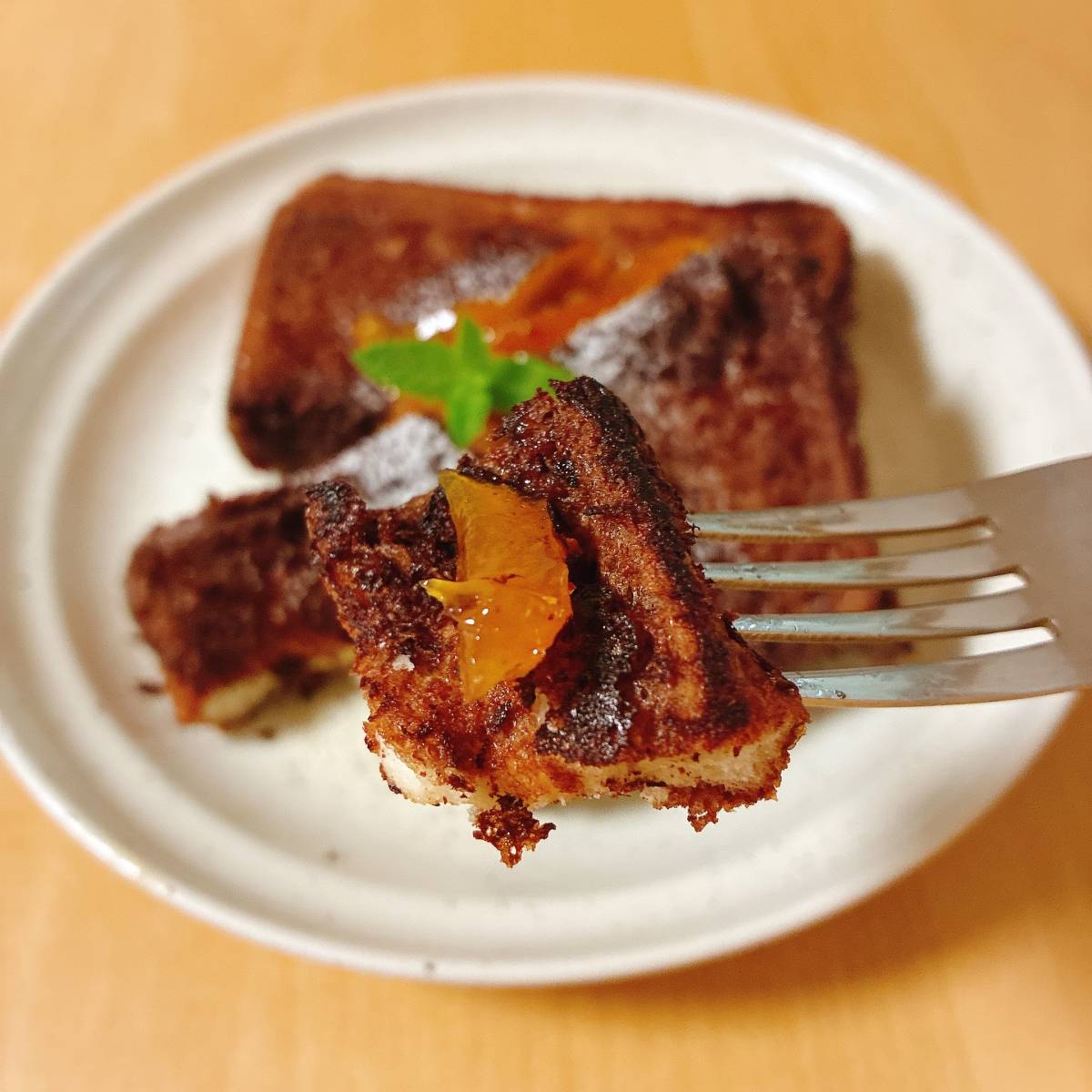 フジパン公式の「バニラアイスで簡単！フレンチトースト」のレシピ